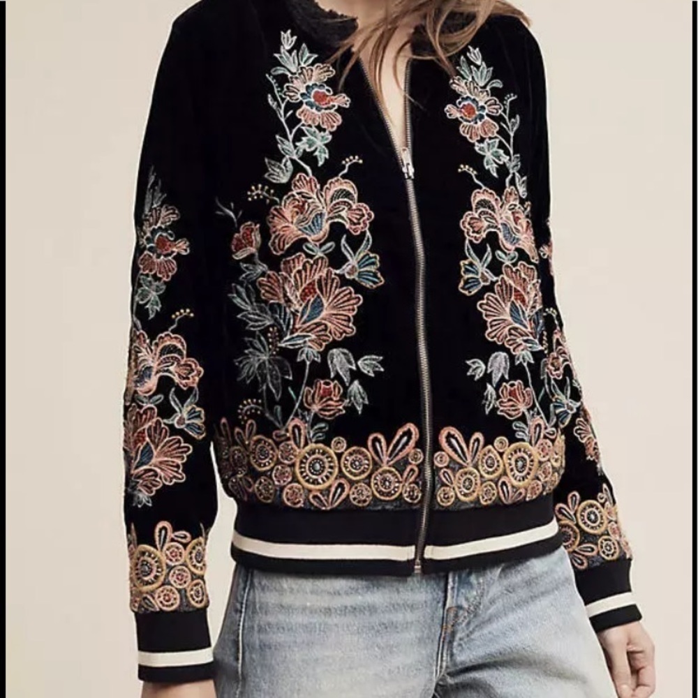 Anthropologie/Elevenses Hallie Bomber/Jacket/Small